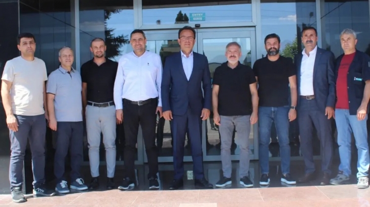 Genel Başkanımız Dolu, Erciyes Anadolu Holding Yöneticilerini Ziyaret Etti