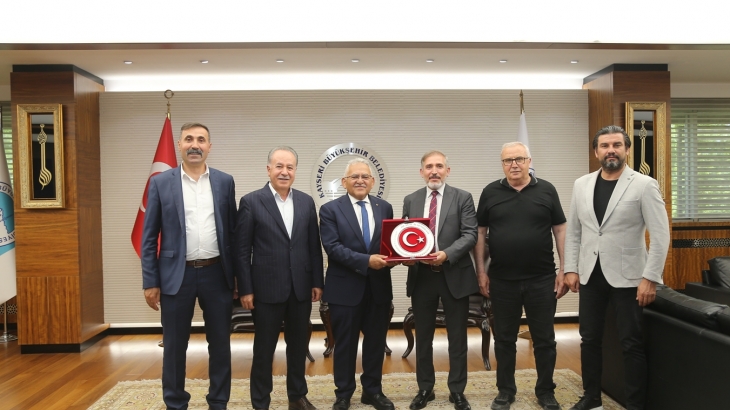 Genel Başkanımız Av. Tuncay Dolu, Kayseri Büyükşehir Belediye Başkanı Büyükkılıç'ı Ziyaret Etti
